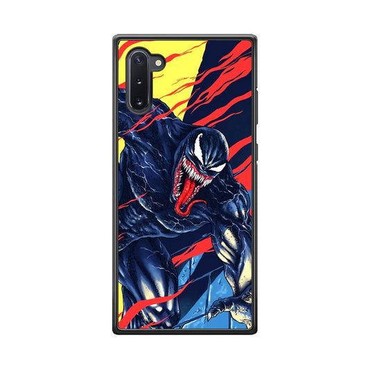 Venom The Extraordinary Samsung Galaxy Note 10 Case-Rubber Black (2D Case)-Oxvistore