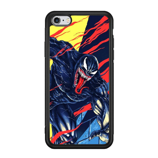 Venom The Extraordinary iPhone 6 Plus | 6s Plus Case-Rubber Black (2D Case)-Oxvistore