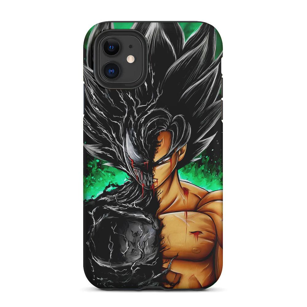 Venom X Goku Fusion 2 in 1 Tough Phone Case-Oxvistore