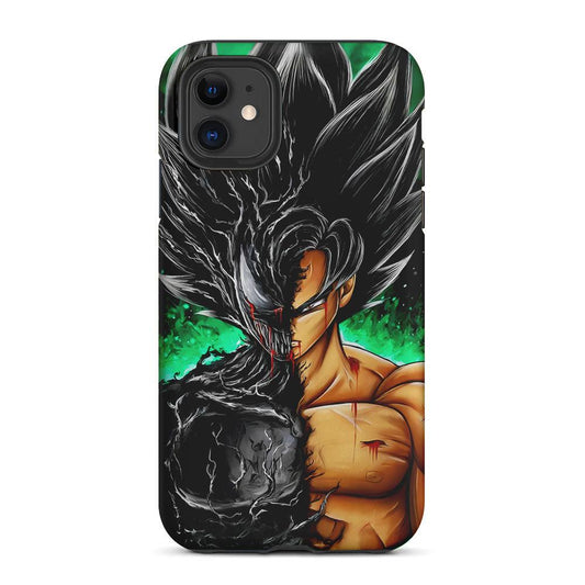 Venom X Goku Fusion 2 in 1 Tough Phone Case-Oxvistore