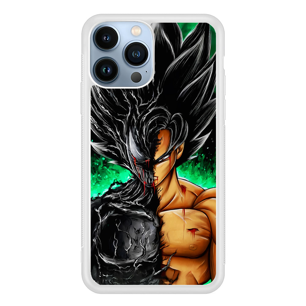 Venom X Goku Fusion 2D Rubber Phone Case