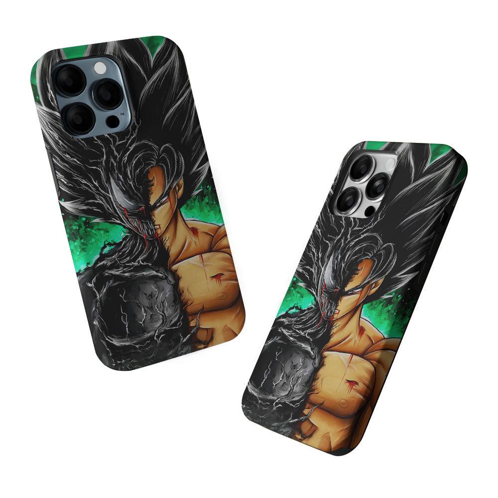 Venom X Goku Fusion 2 in 1 Tough Phone Case-Oxvistore