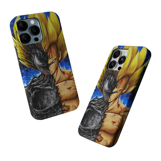 Venom X Vegeta Fusion 2 in 1 Tough Phone Case-Oxvistore