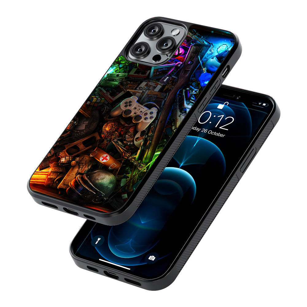 Video Games Retro Art 2D Rubber Phone Case