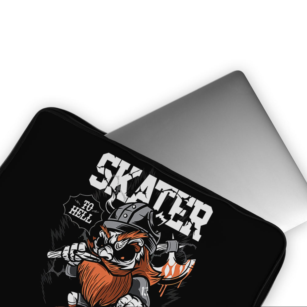 Viking Skateboarder Laptop Sleeve Protective Cover