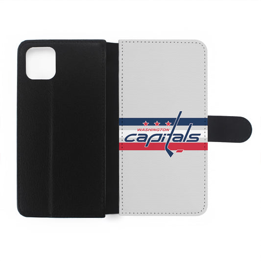 Washington Capitals Logo Flip Wallet Phone Case