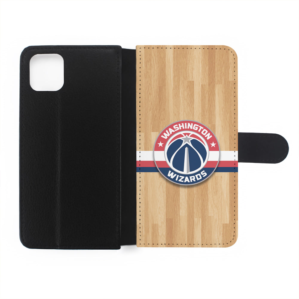 Washington Wizards Wood Flip Wallet Phone Case