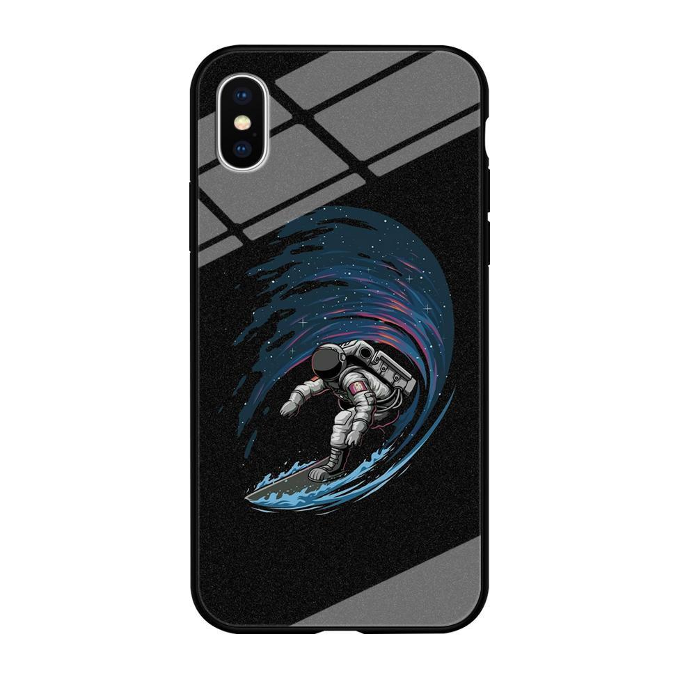 Wave In Space iPhone XS Case-Oxvistore