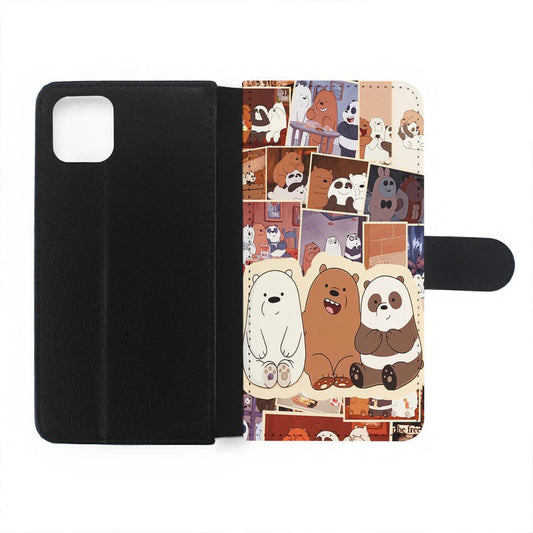 We Bare Bears Aaesthetic Flip Wallet Phone Case-Oxvistore
