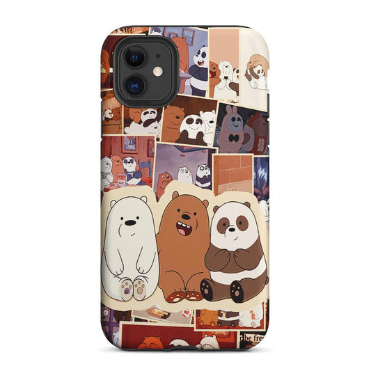 We Bare Bears Aaesthetic 2 in 1 Tough Phone Case-Oxvistore