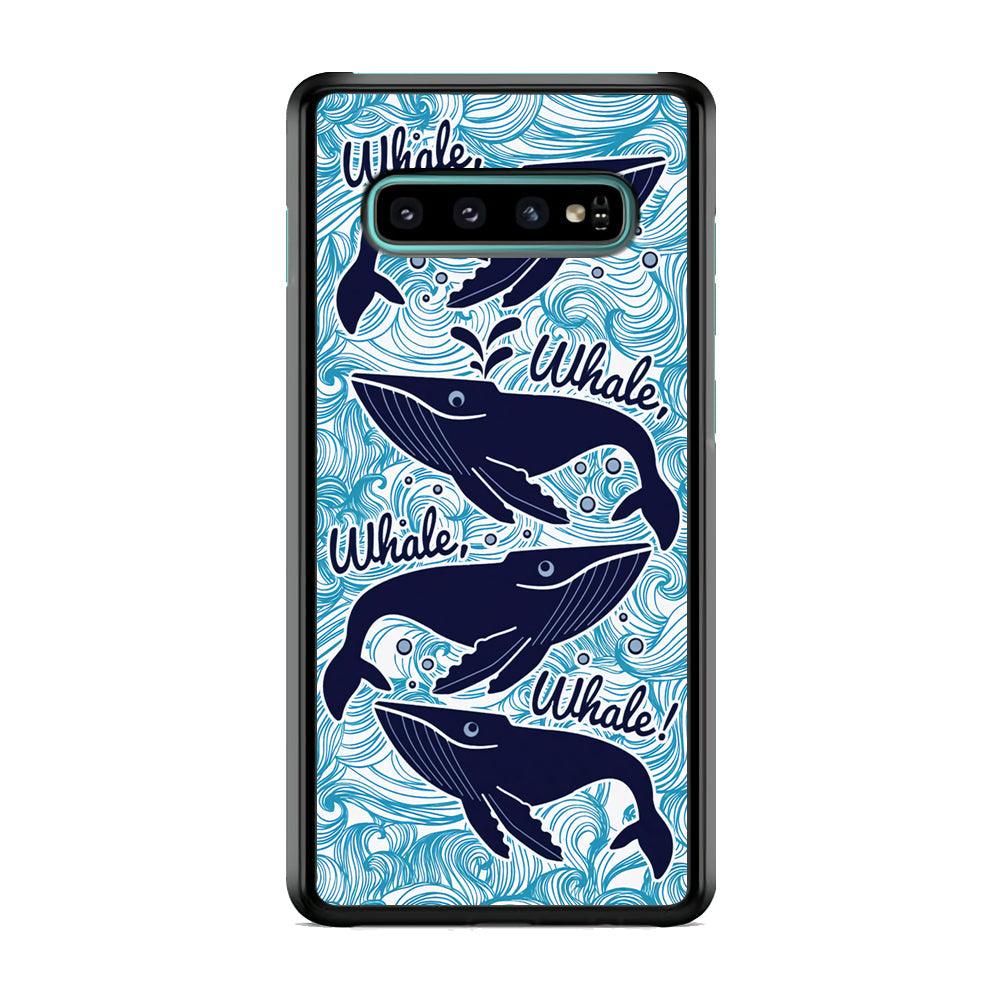 Whale Wave Oceanic Samsung Galaxy S10 Plus Case-Oxvistore