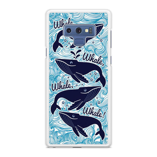 Whale Wave Oceanic Samsung Galaxy Note 9 Case-Oxvistore