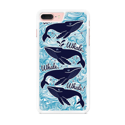 Whale Wave Oceanic iPhone 8 Plus Case-Oxvistore