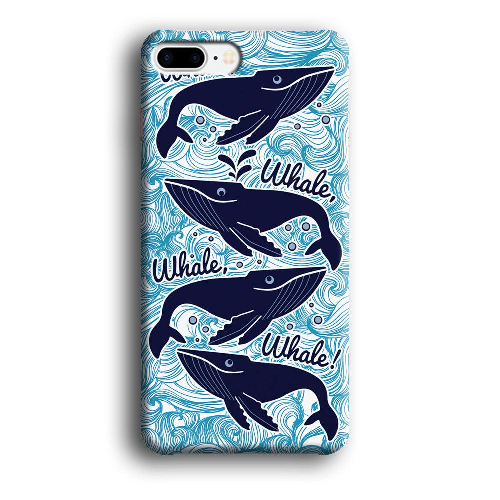 Whale Wave Oceanic iPhone 7 Plus Case-Oxvistore