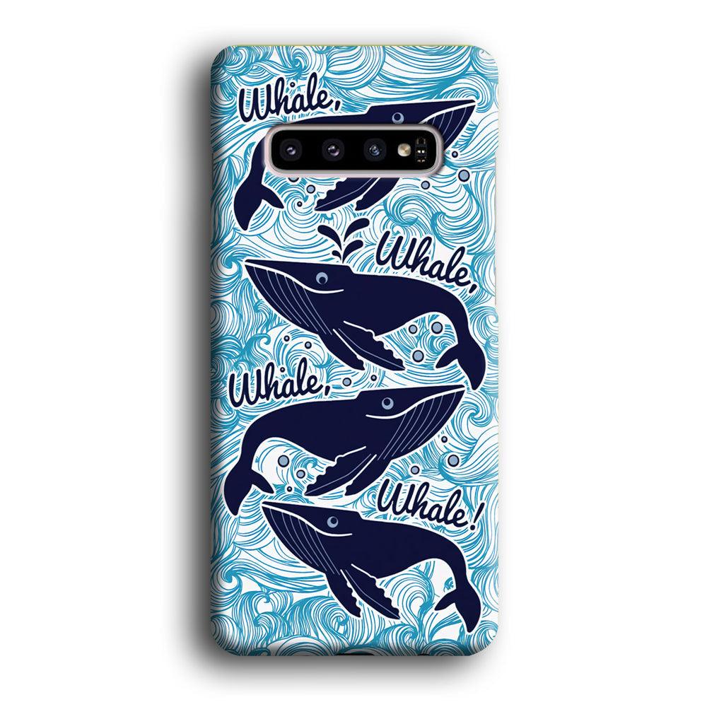 Whale Wave Oceanic Samsung Galaxy S10 Plus Case-Oxvistore