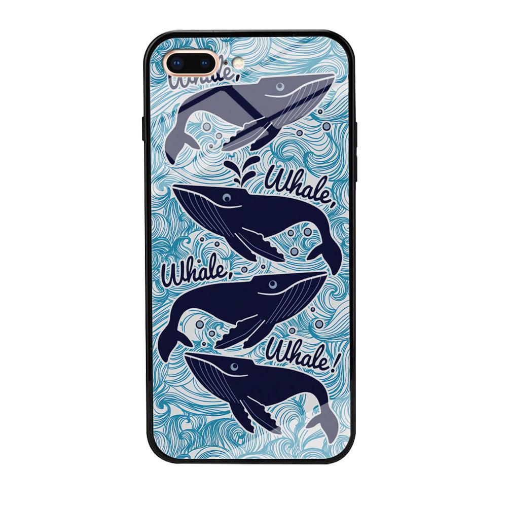 Whale Wave Oceanic iPhone 7 Plus Case-Oxvistore