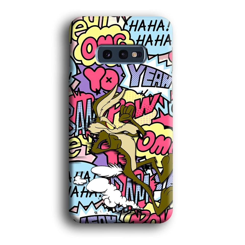 Wile Coyote Run Too Far Samsung Galaxy S10E Case-Oxvistore