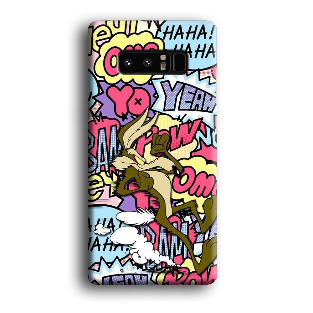 Wile Coyote Run Too Far Samsung Galaxy Note 8 Case-Oxvistore