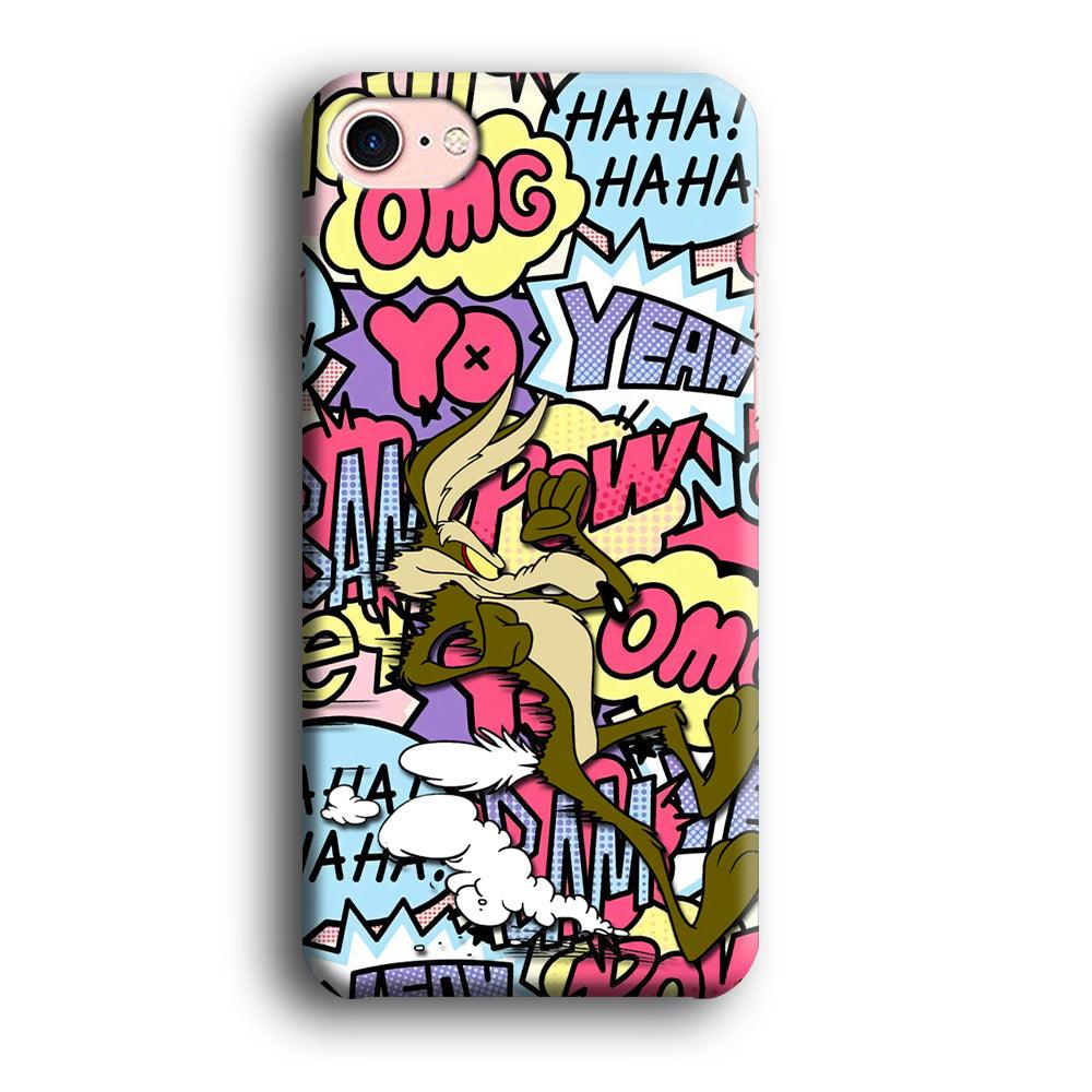 Wile Coyote Run Too Far iPhone 8 Case-Oxvistore