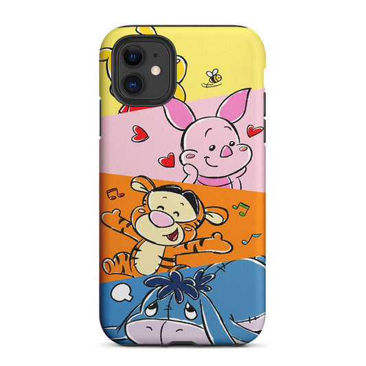 Winnie The Pooh Baby Character 2 in 1 Tough Phone Case-Oxvistore