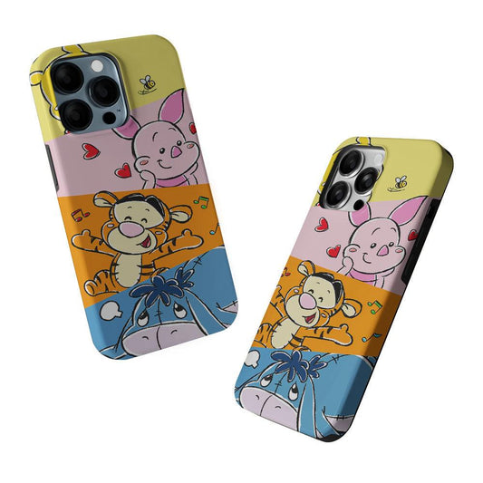 Winnie The Pooh Baby Character 2 in 1 Tough Phone Case-Oxvistore