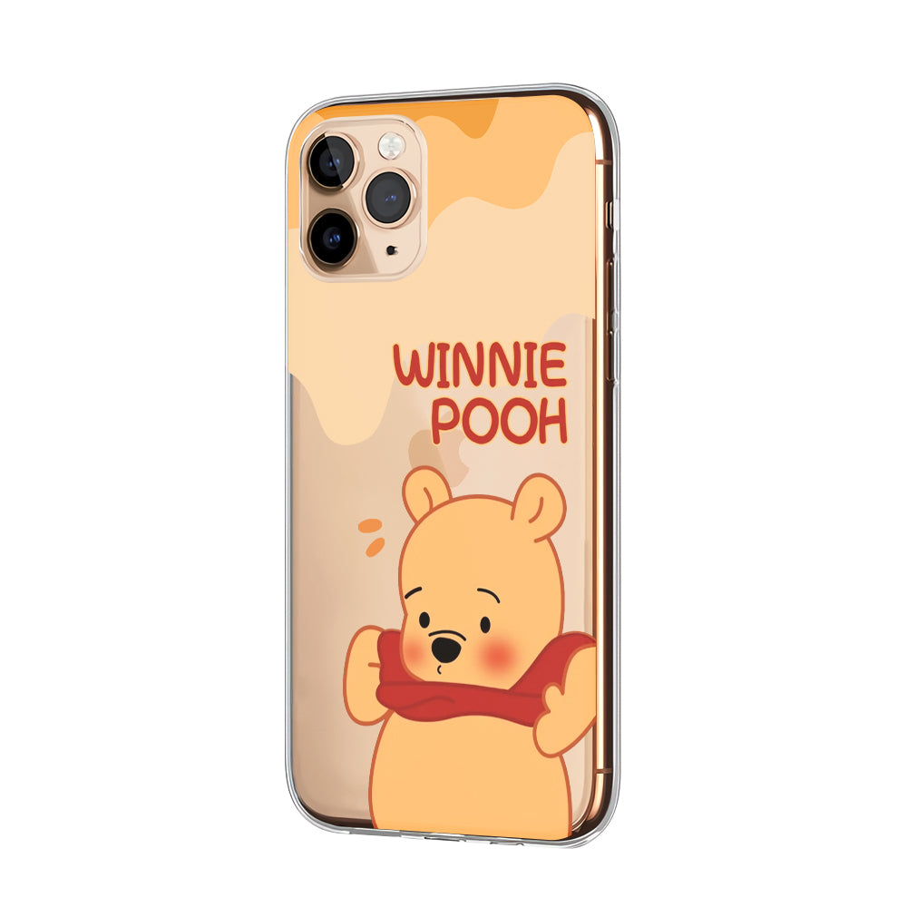 Winnie The Pooh Change into Clothes Clear Soft Case