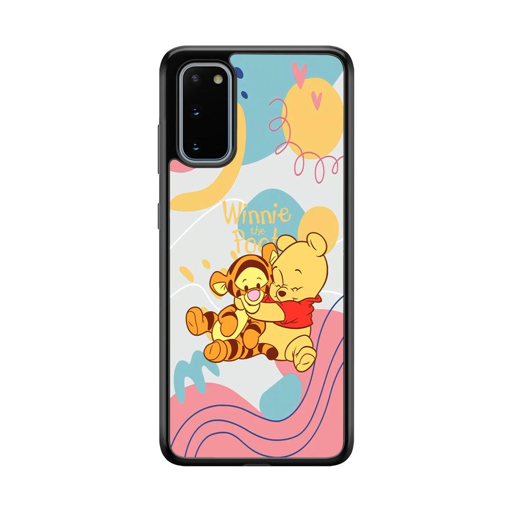 Winnie The Pooh Hug Wholeheartedly Samsung Galaxy S20 Case-Oxvistore