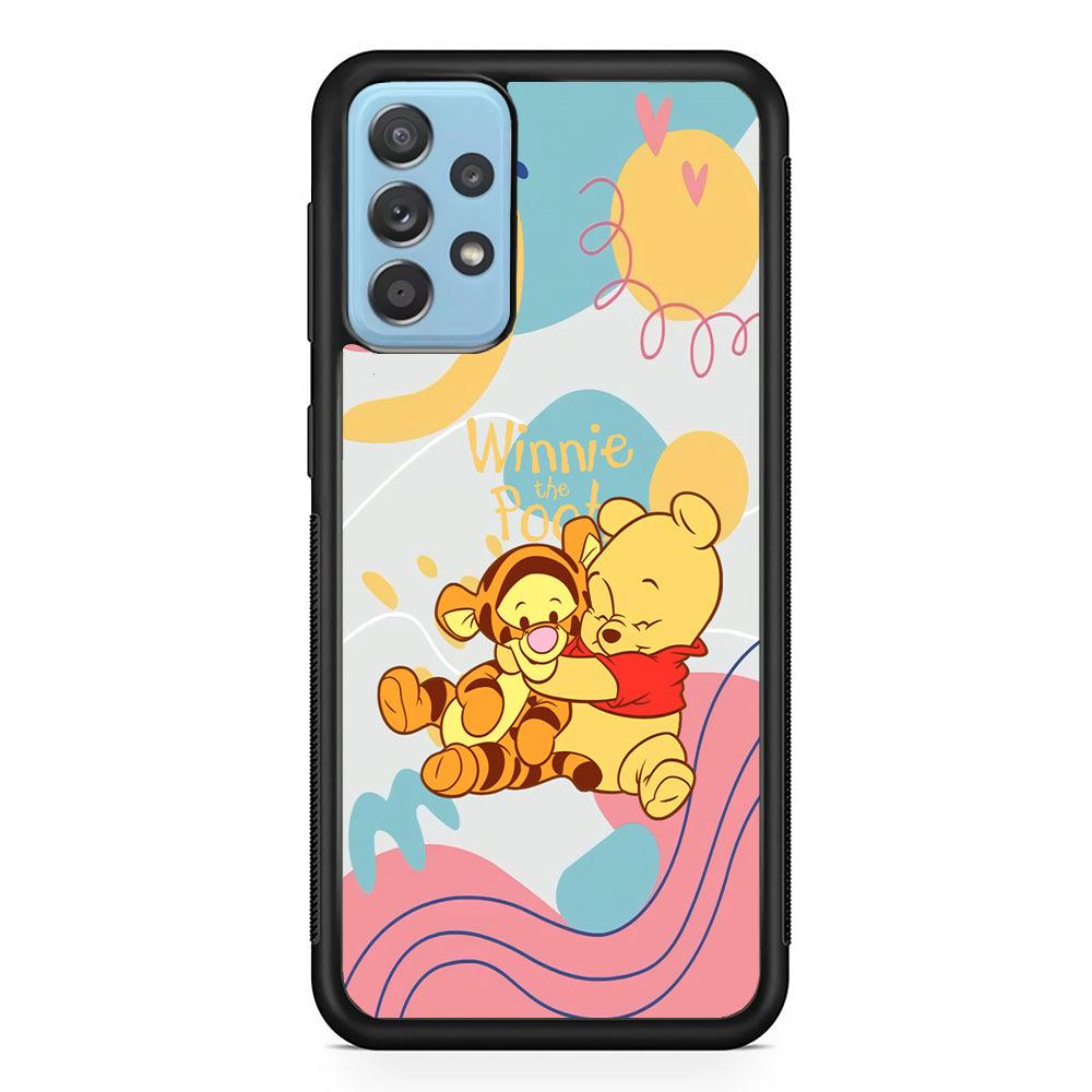 Winnie The Pooh Hug Wholeheartedly Samsung Galaxy A72 Case-Oxvistore