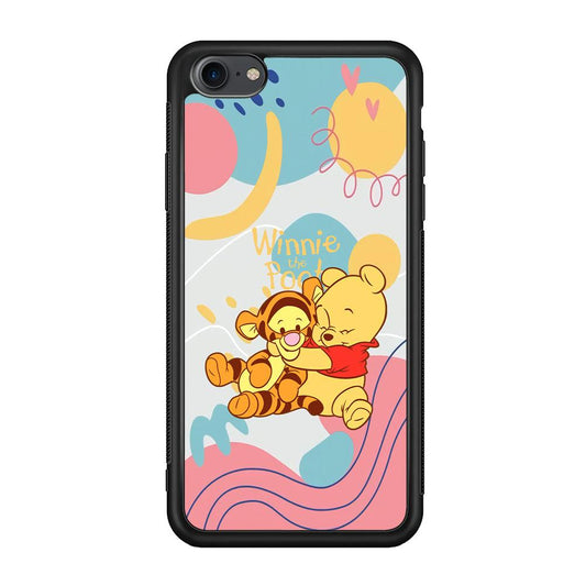 Winnie The Pooh Hug Wholeheartedly iPhone 8 Case-Oxvistore