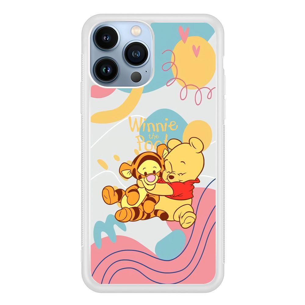 Winnie The Pooh Hug Wholeheartedly iPhone 13 Pro Case-Oxvistore