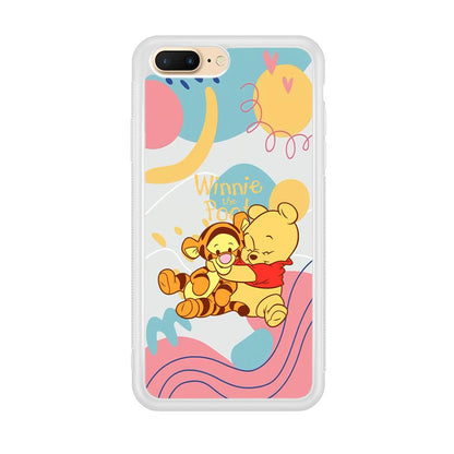 Winnie The Pooh Hug Wholeheartedly iPhone 7 Plus Case-Oxvistore