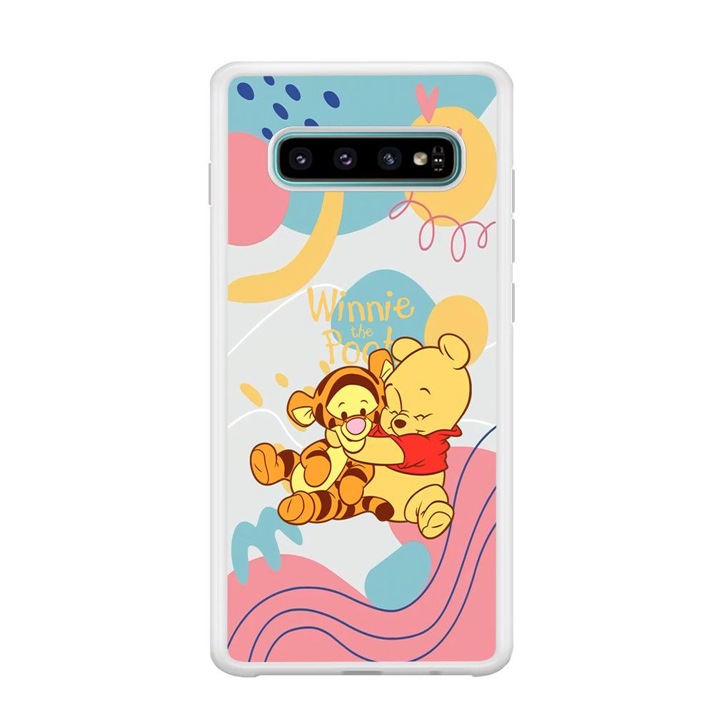 Winnie The Pooh Hug Wholeheartedly Samsung Galaxy S10 Plus Case-Oxvistore