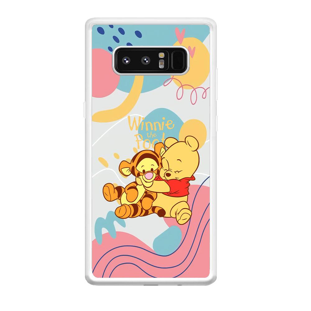 Winnie The Pooh Hug Wholeheartedly Samsung Galaxy Note 8 Case-Oxvistore