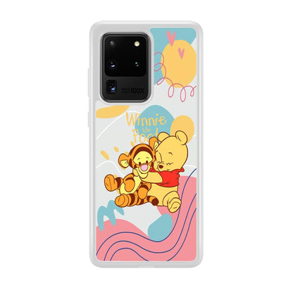 Winnie The Pooh Hug Wholeheartedly Samsung Galaxy S20 Ultra Case-Oxvistore