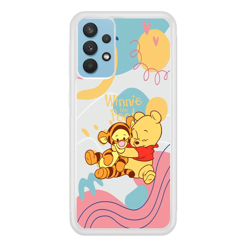 Winnie The Pooh Hug Wholeheartedly Samsung Galaxy A32 Case-Oxvistore