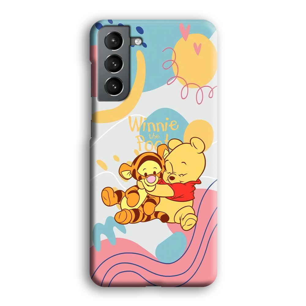 Winnie The Pooh Hug Wholeheartedly Samsung Galaxy S21 Case-Oxvistore