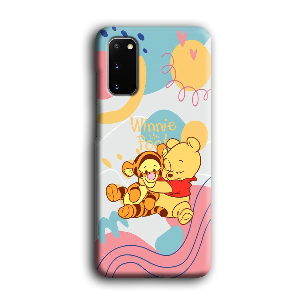 Winnie The Pooh Hug Wholeheartedly Samsung Galaxy S20 Case-Oxvistore