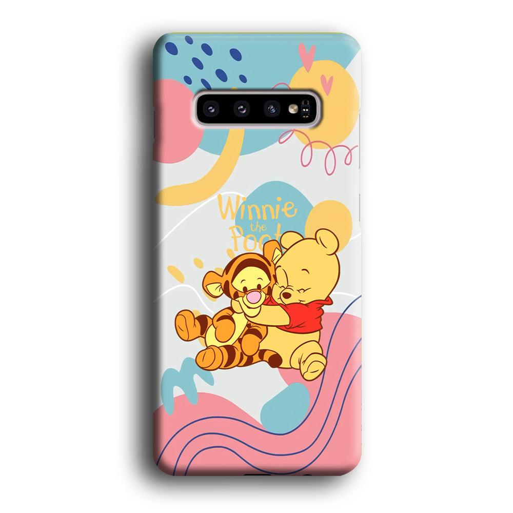 Winnie The Pooh Hug Wholeheartedly Samsung Galaxy S10 Case-Oxvistore