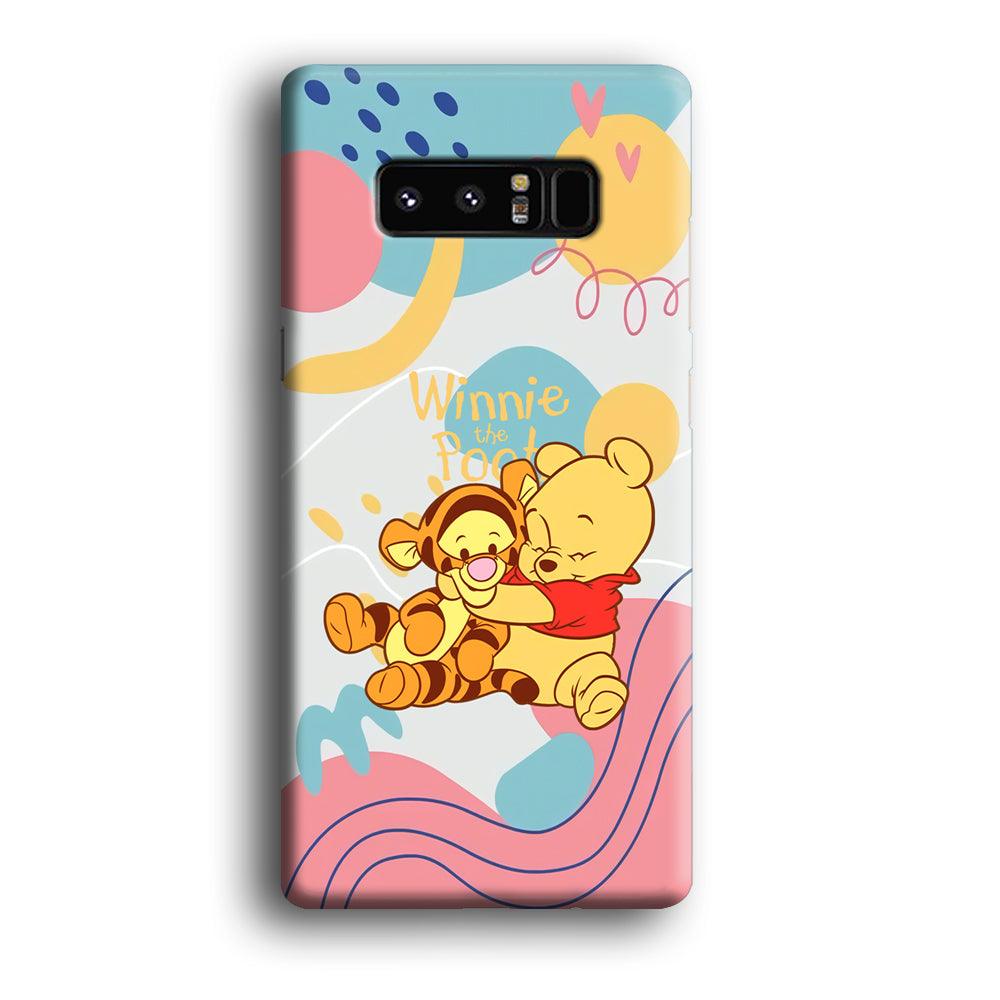 Winnie The Pooh Hug Wholeheartedly Samsung Galaxy Note 8 Case-Oxvistore