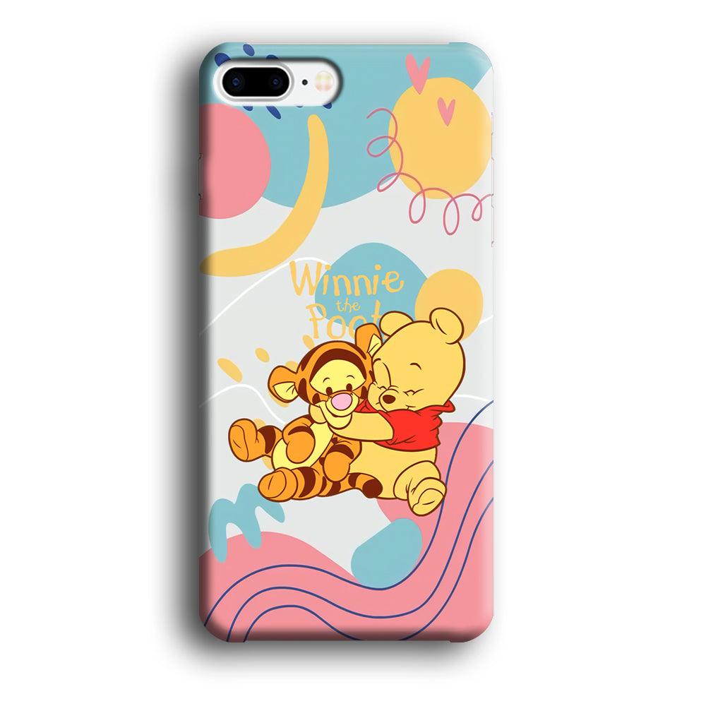 Winnie The Pooh Hug Wholeheartedly iPhone 7 Plus Case-Oxvistore