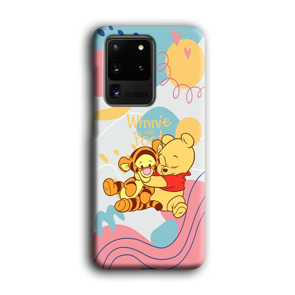 Winnie The Pooh Hug Wholeheartedly Samsung Galaxy S20 Ultra Case-Oxvistore