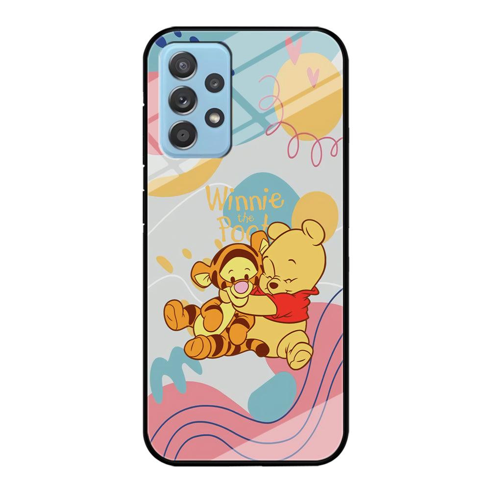 Winnie The Pooh Hug Wholeheartedly Samsung Galaxy A52 Case-Oxvistore