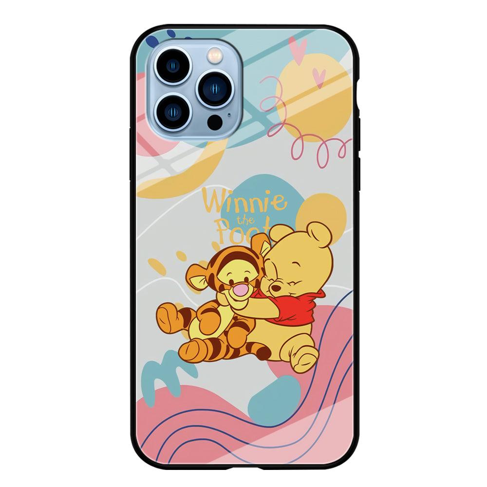 Winnie The Pooh Hug Wholeheartedly iPhone 15 Pro Case-Oxvistore