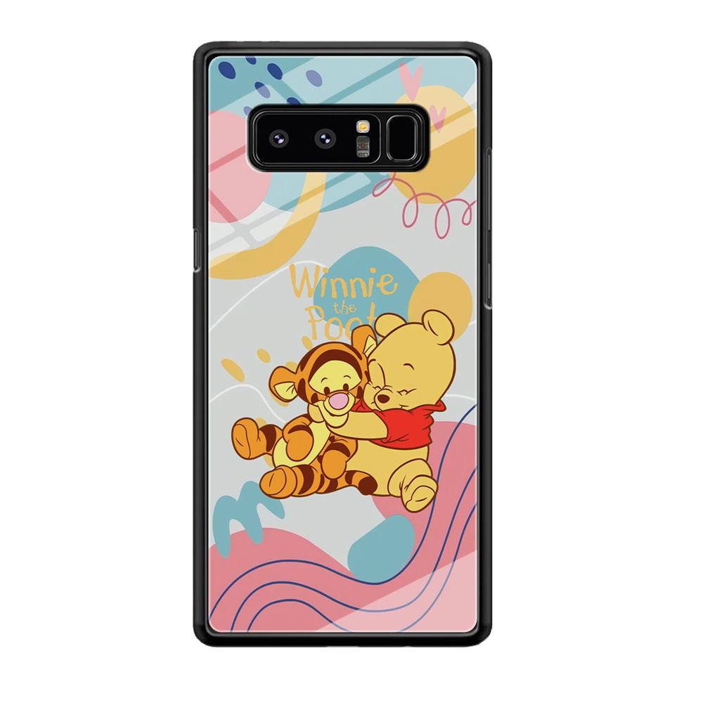 Winnie The Pooh Hug Wholeheartedly Samsung Galaxy Note 8 Case-Oxvistore