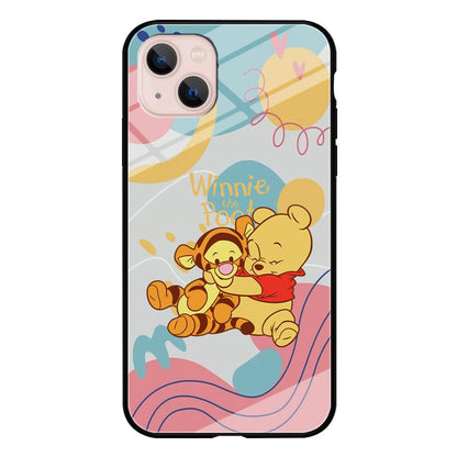 Winnie The Pooh Hug Wholeheartedly iPhone 15 Plus Case-Oxvistore