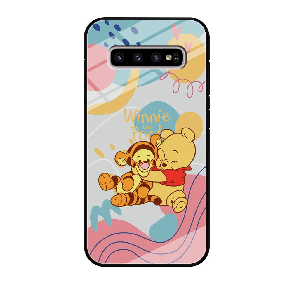 Winnie The Pooh Hug Wholeheartedly Samsung Galaxy S10 Plus Case-Oxvistore