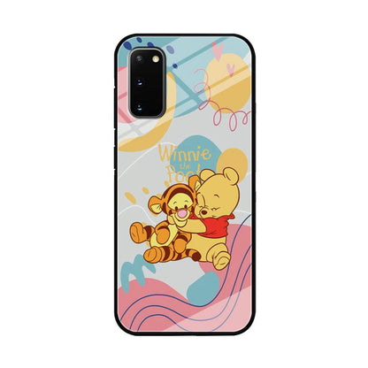 Winnie The Pooh Hug Wholeheartedly Samsung Galaxy S20 Case-Oxvistore