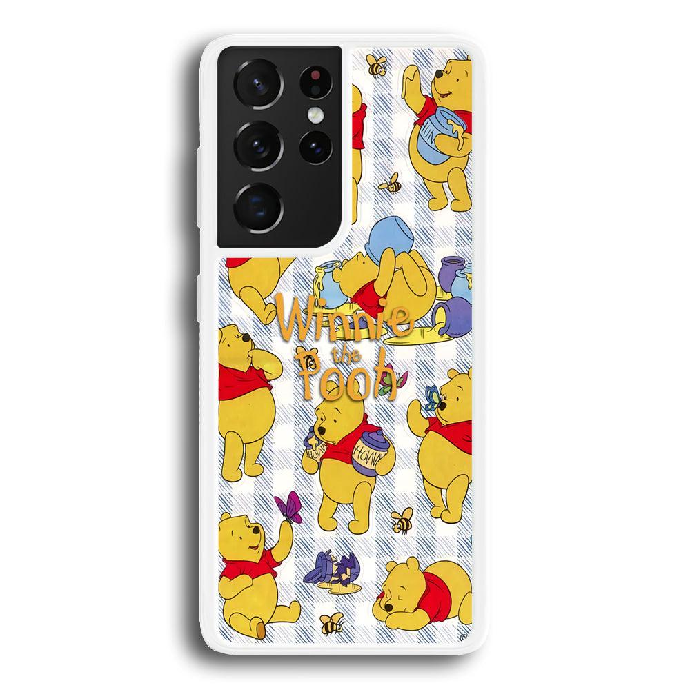 Winnie The Pooh Moment in A Day Samsung Galaxy S21 Ultra Case-Oxvistore