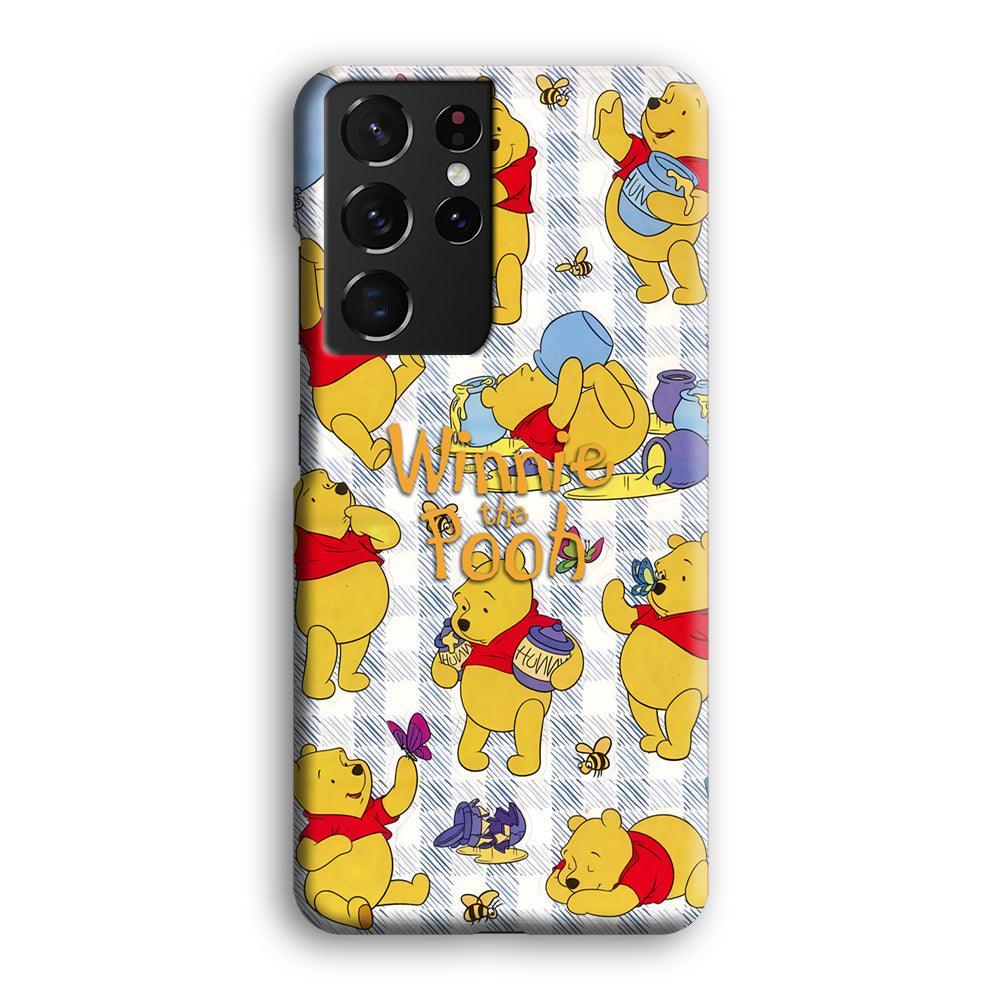 Winnie The Pooh Moment in A Day Samsung Galaxy S21 Ultra Case-Oxvistore