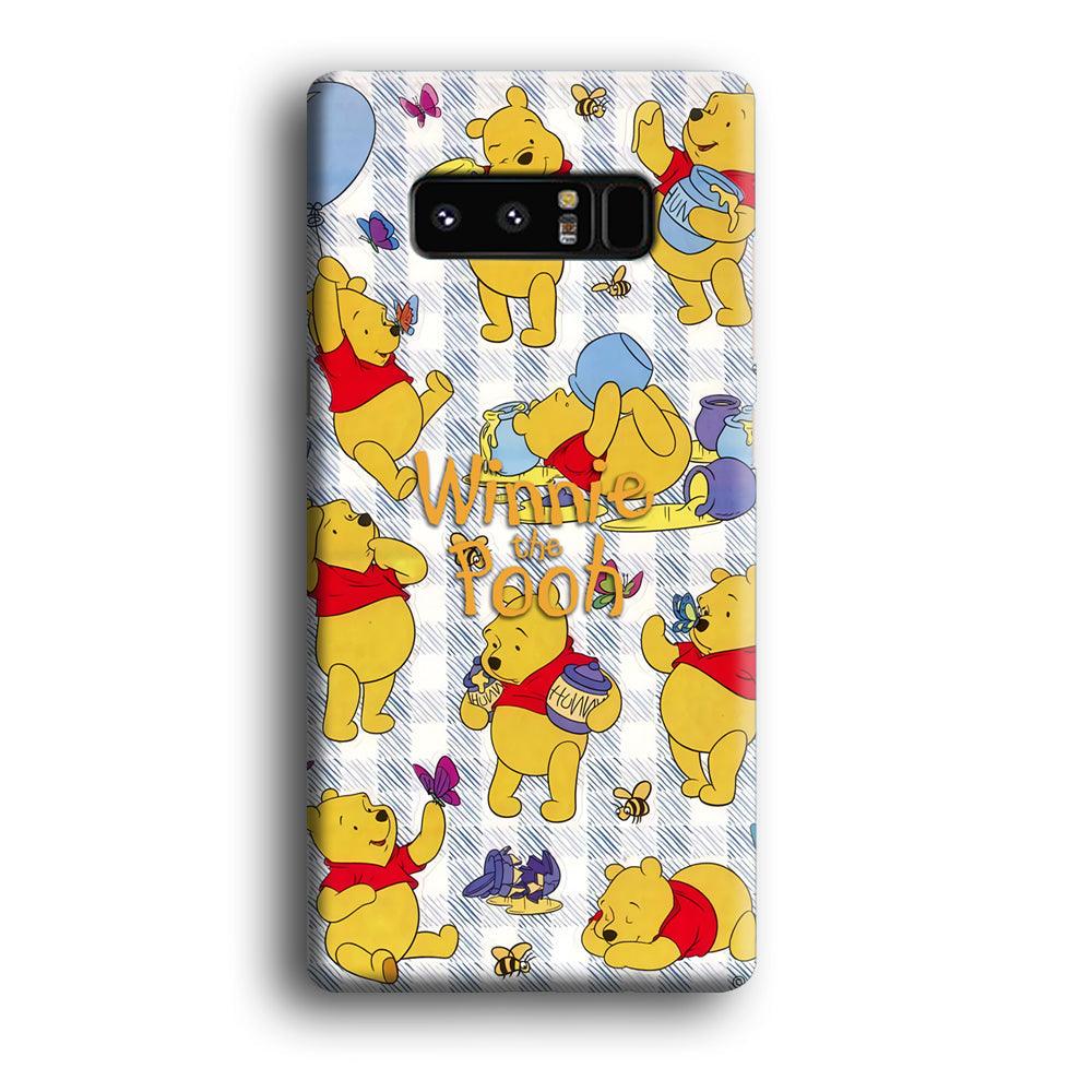 Winnie The Pooh Moment in A Day Samsung Galaxy Note 8 Case-Oxvistore